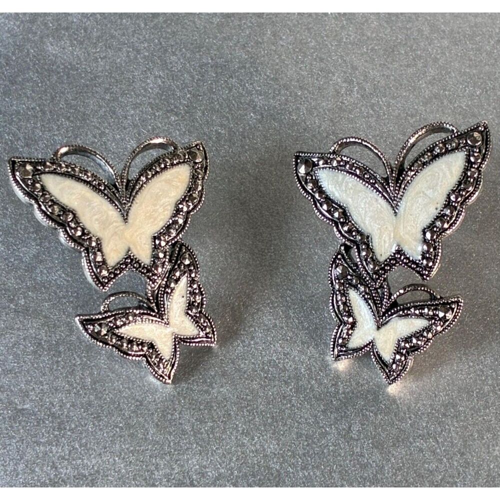 Vintage Avon Whispering Wings Pierced Earrings